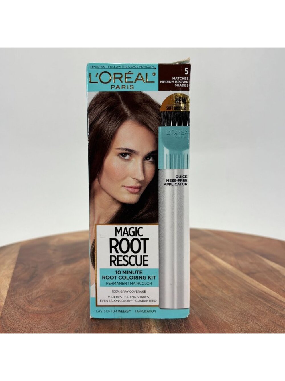 L'Oreal Paris Magic Root Rescue Permanent Hair Color, Medium Brown 5